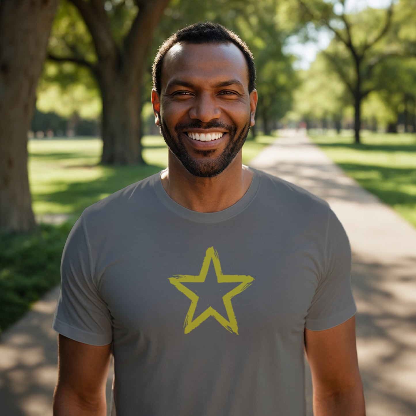 GOOD VIBES Star Tee