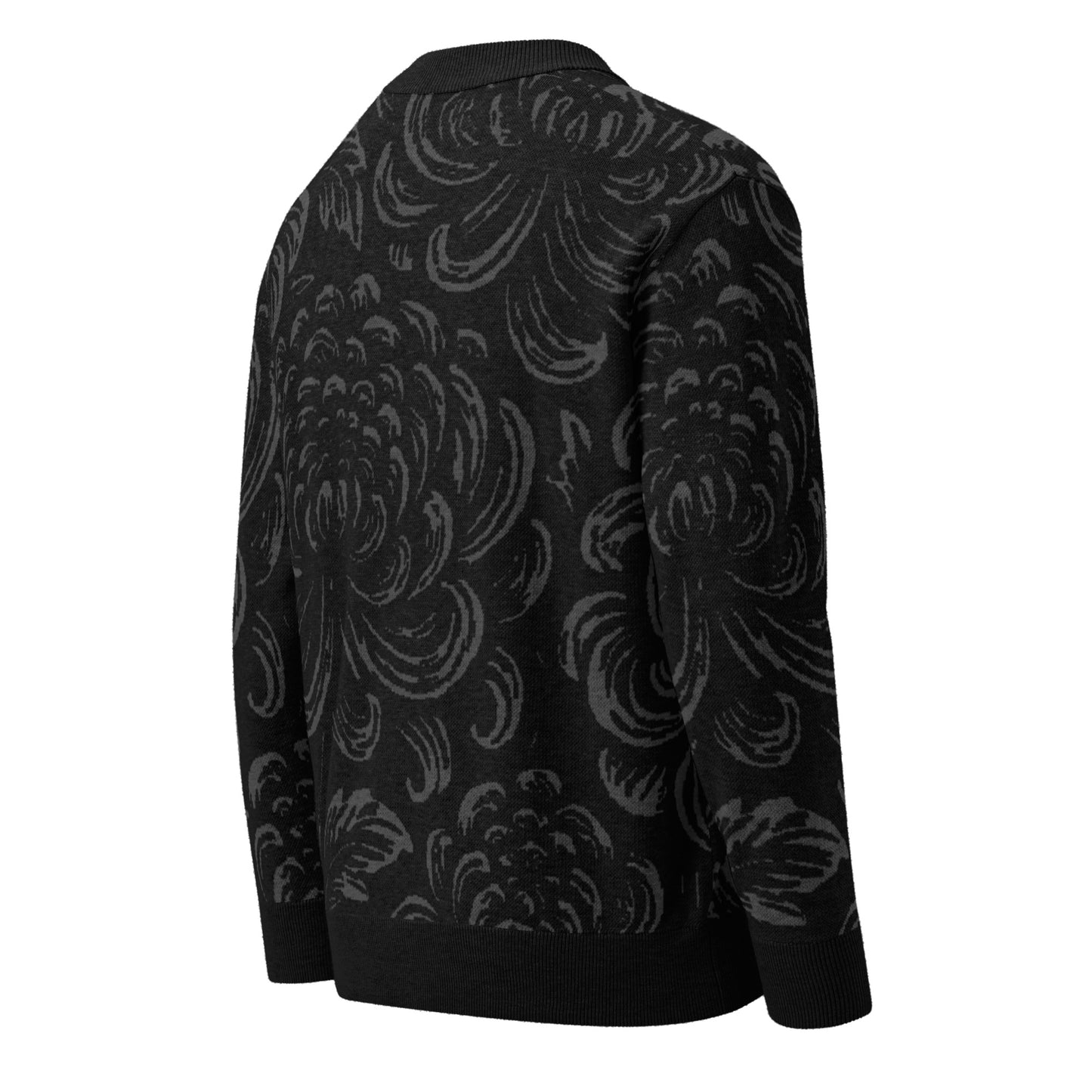 HGS Dusk Cardigan from the back