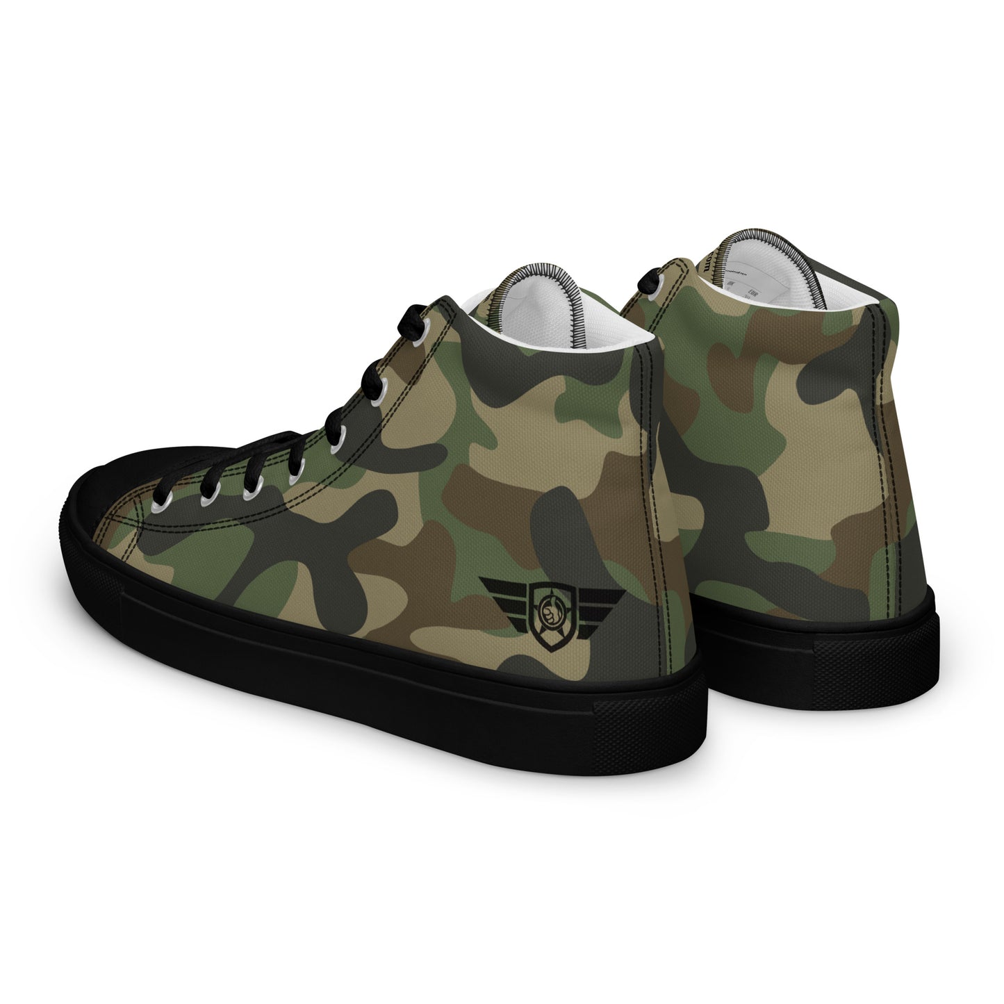 HGS High-Top Sneakers Camouflage with Black Trim