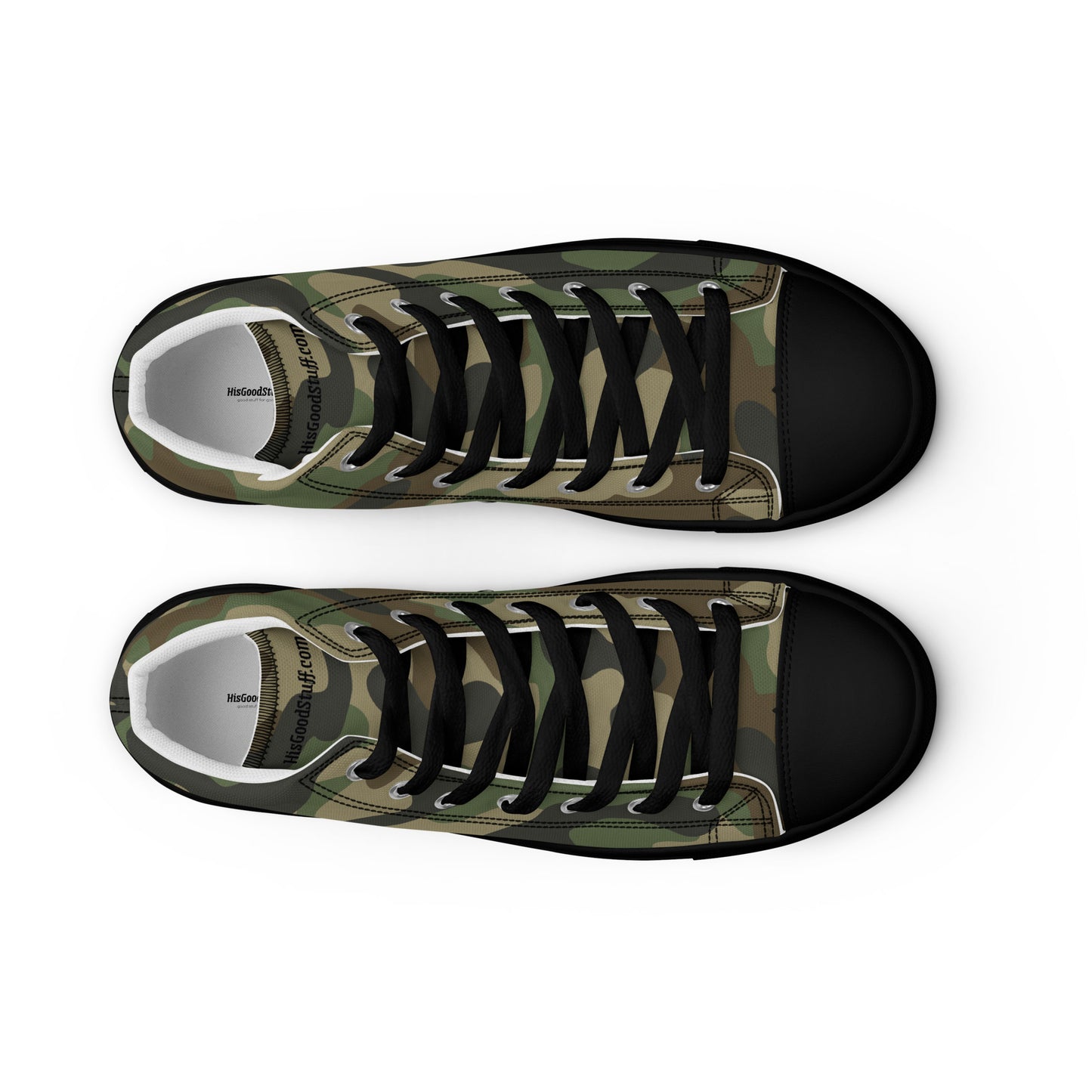 HGS High-Top Sneakers Camouflage with Black Trim
