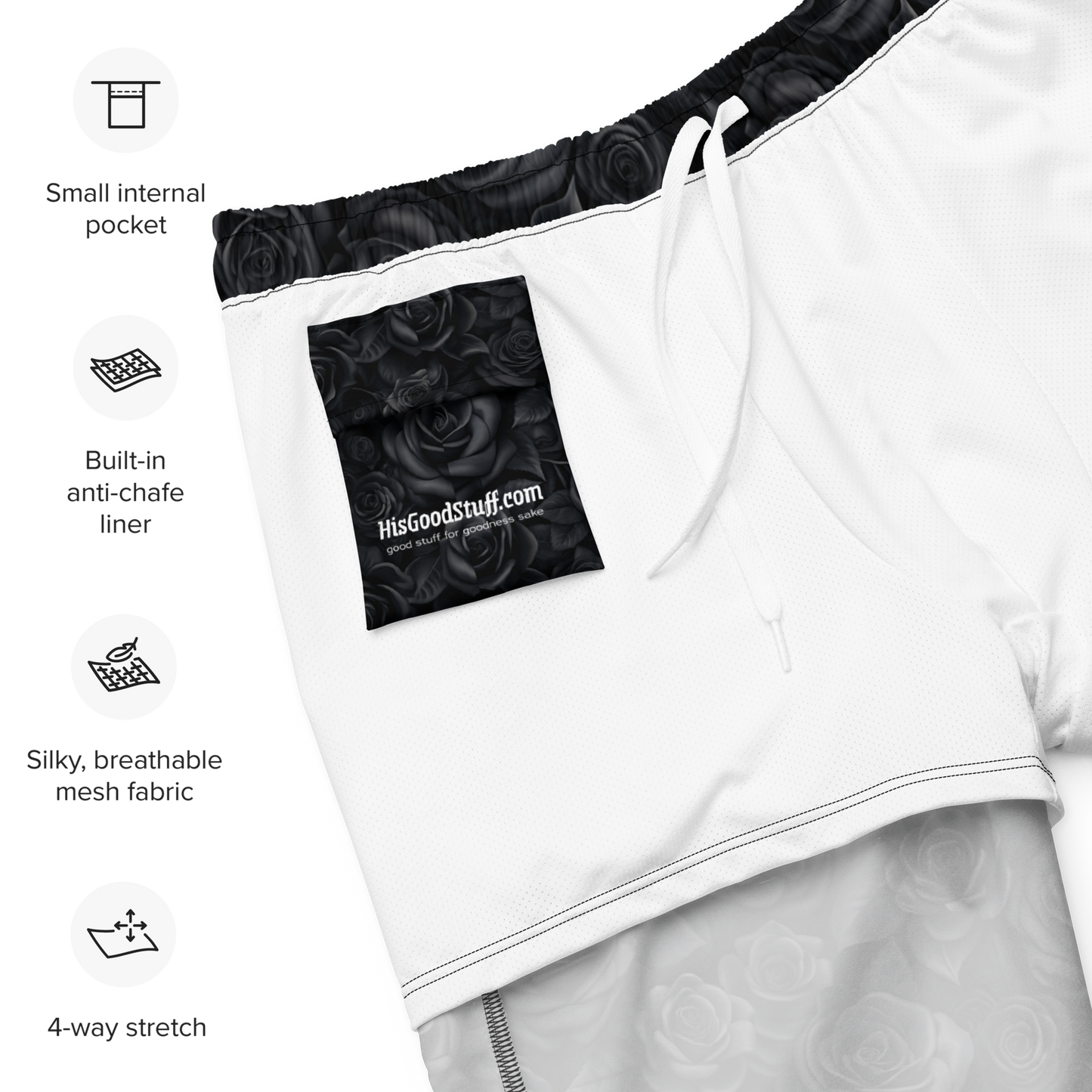 Black Rose Athletic Short
