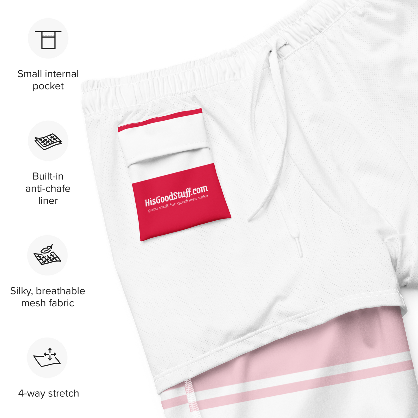 Noble Red Athletic Shorts