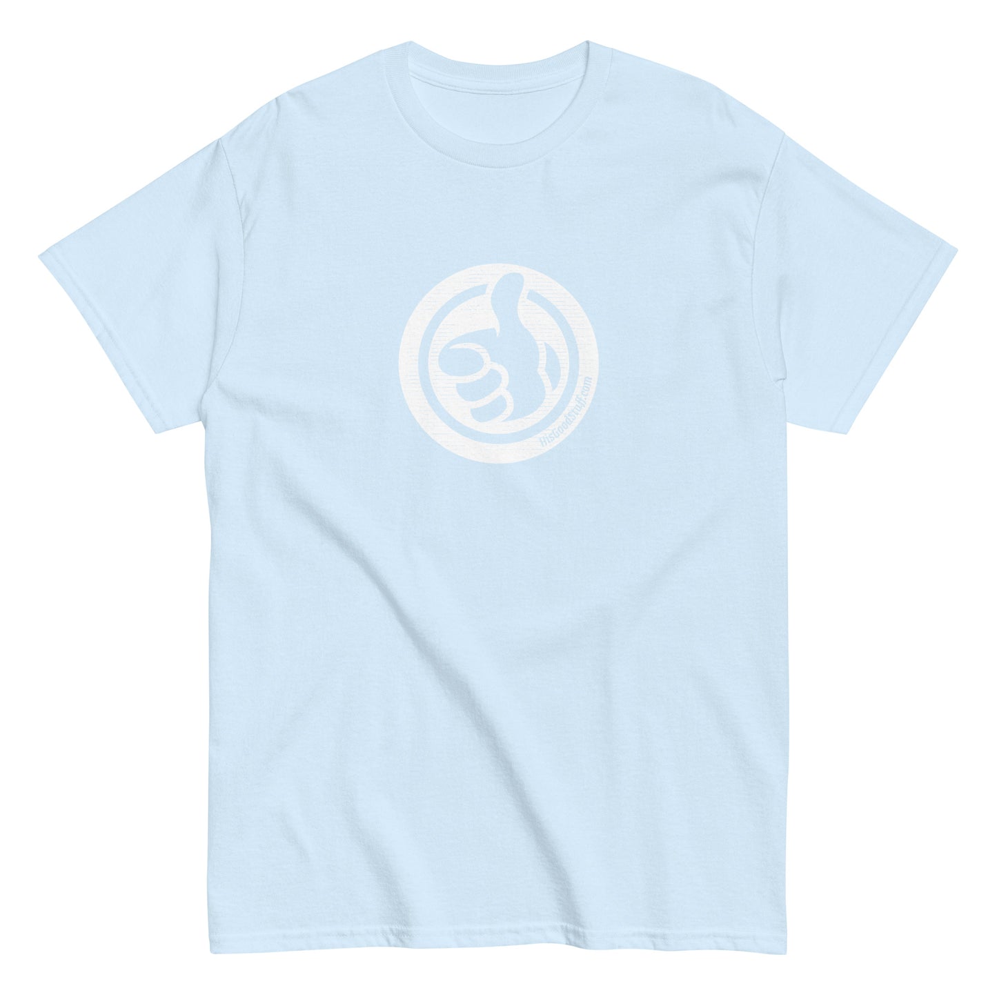 ALL GOOD Tee in Light Blue