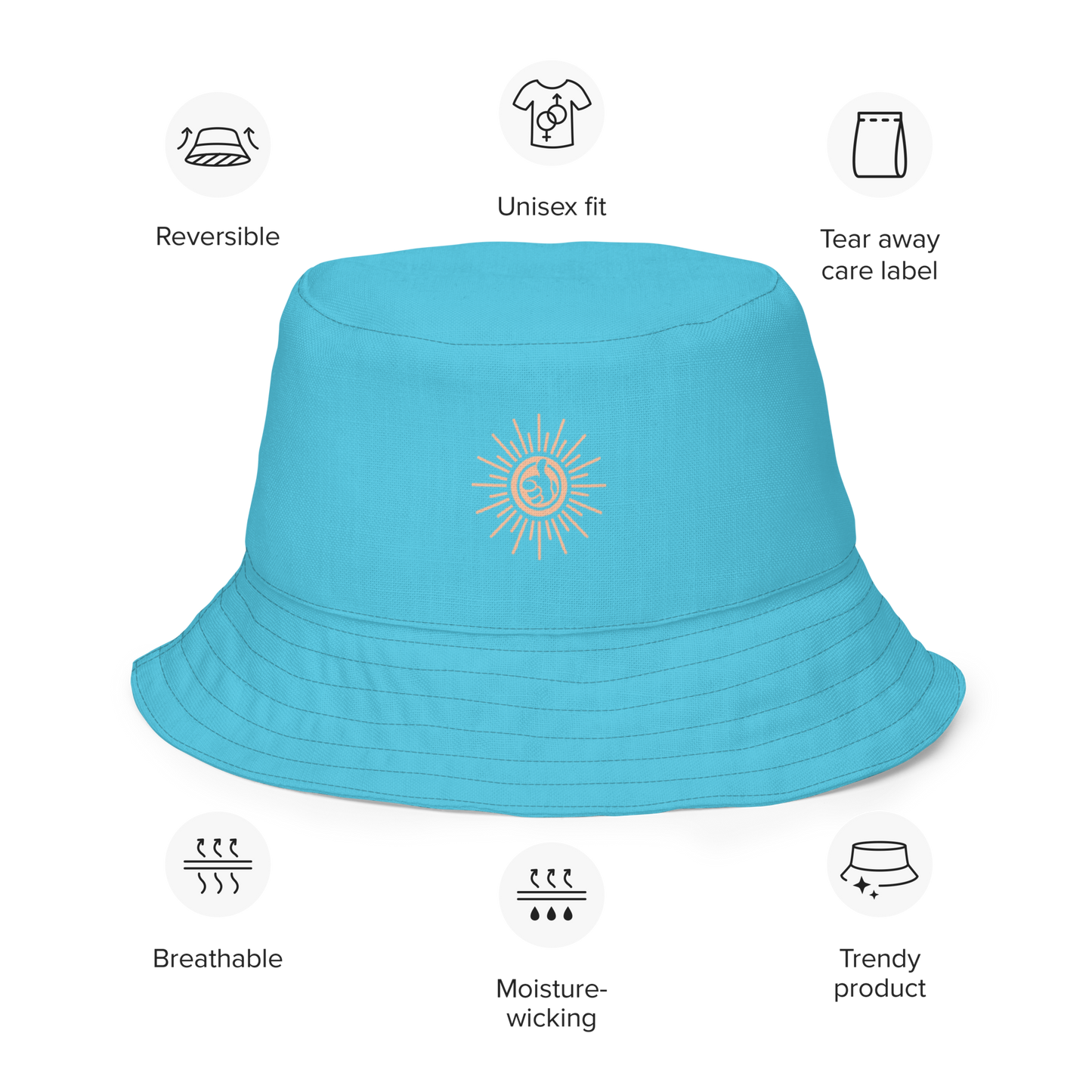 Azure Bucket Hat