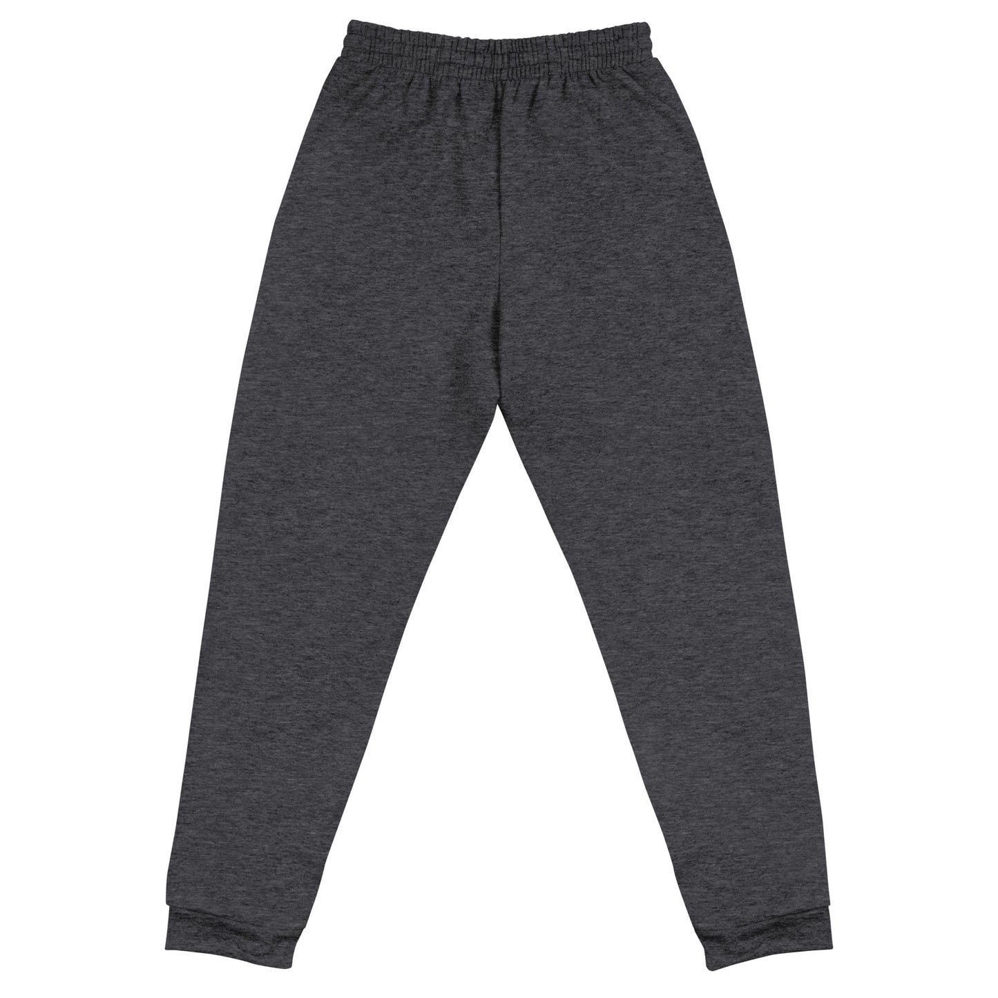 Dawn Joggers Heather Black with Black Embroidery Logo back