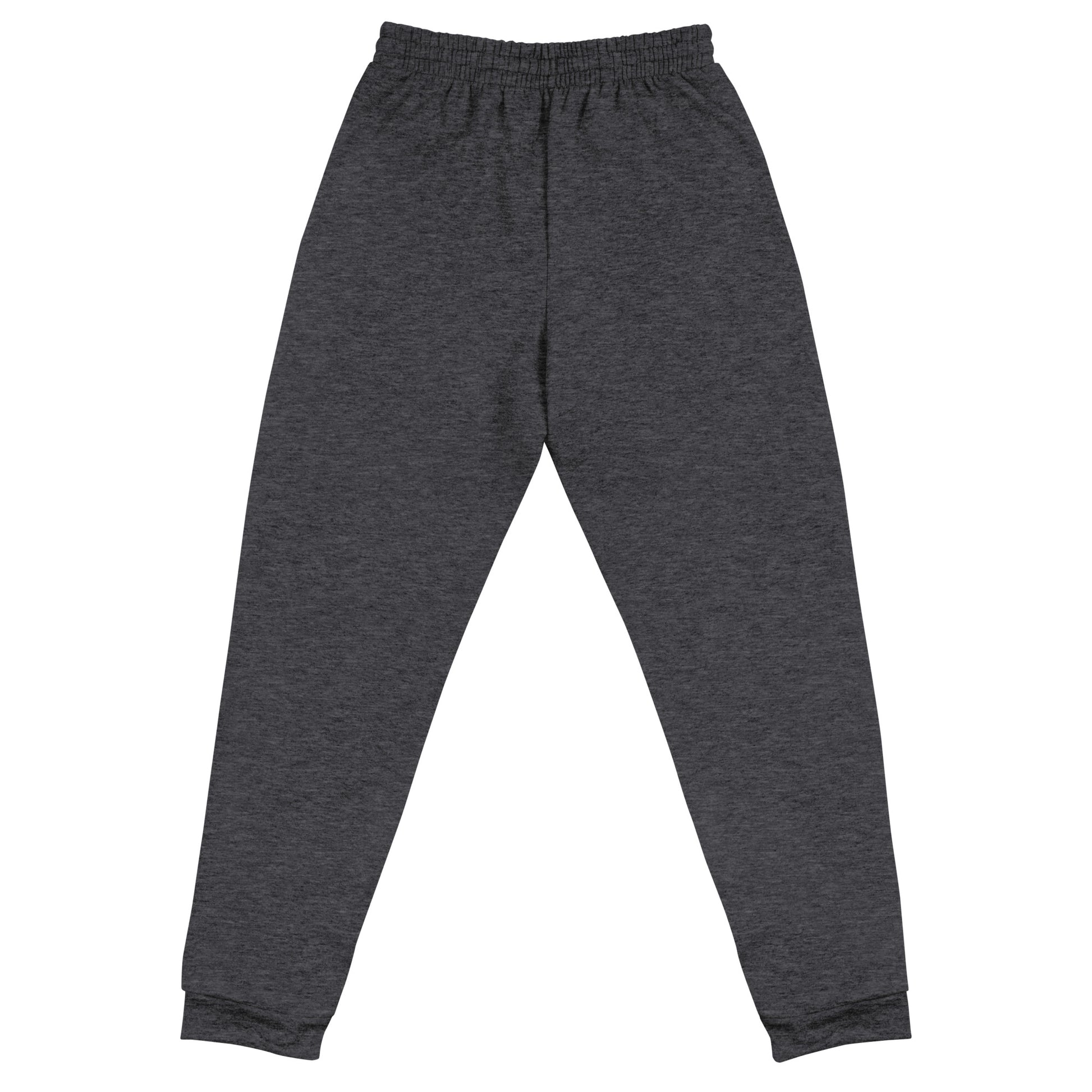 Dawn Joggers Heather Black with Black Embroidery Logo back