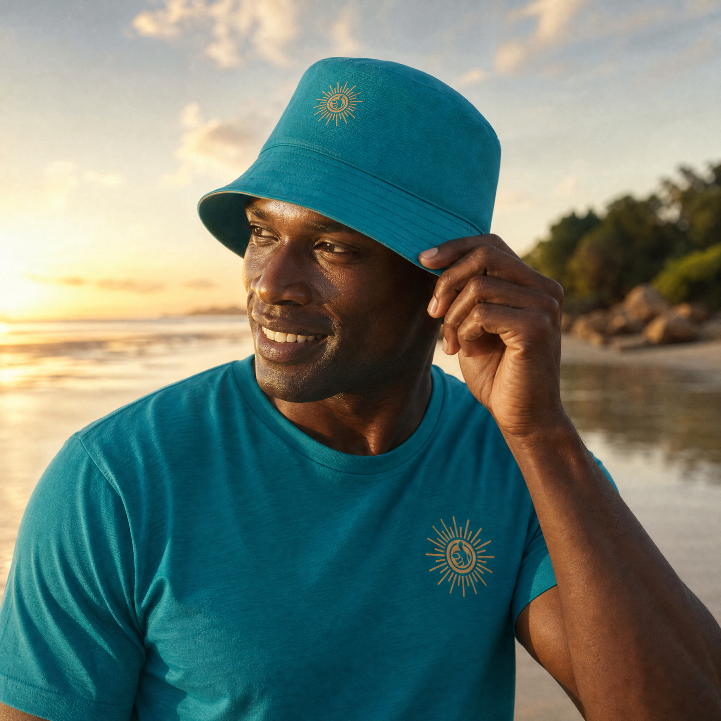 Azure Bucket Hat