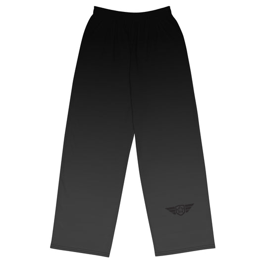 HGS Flight Athletic Pant black ombre to gray with HGS Flight emblem
