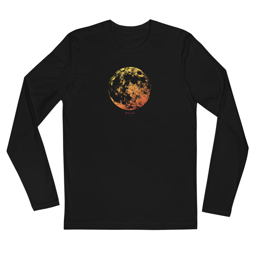 HGS Hunter's Moon black long-sleeve t-shirt with full moon Graphic