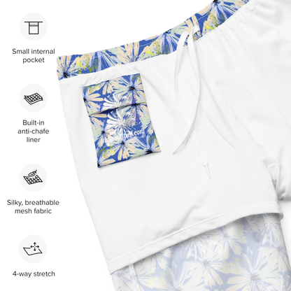 Vacation Blue Athletic Short