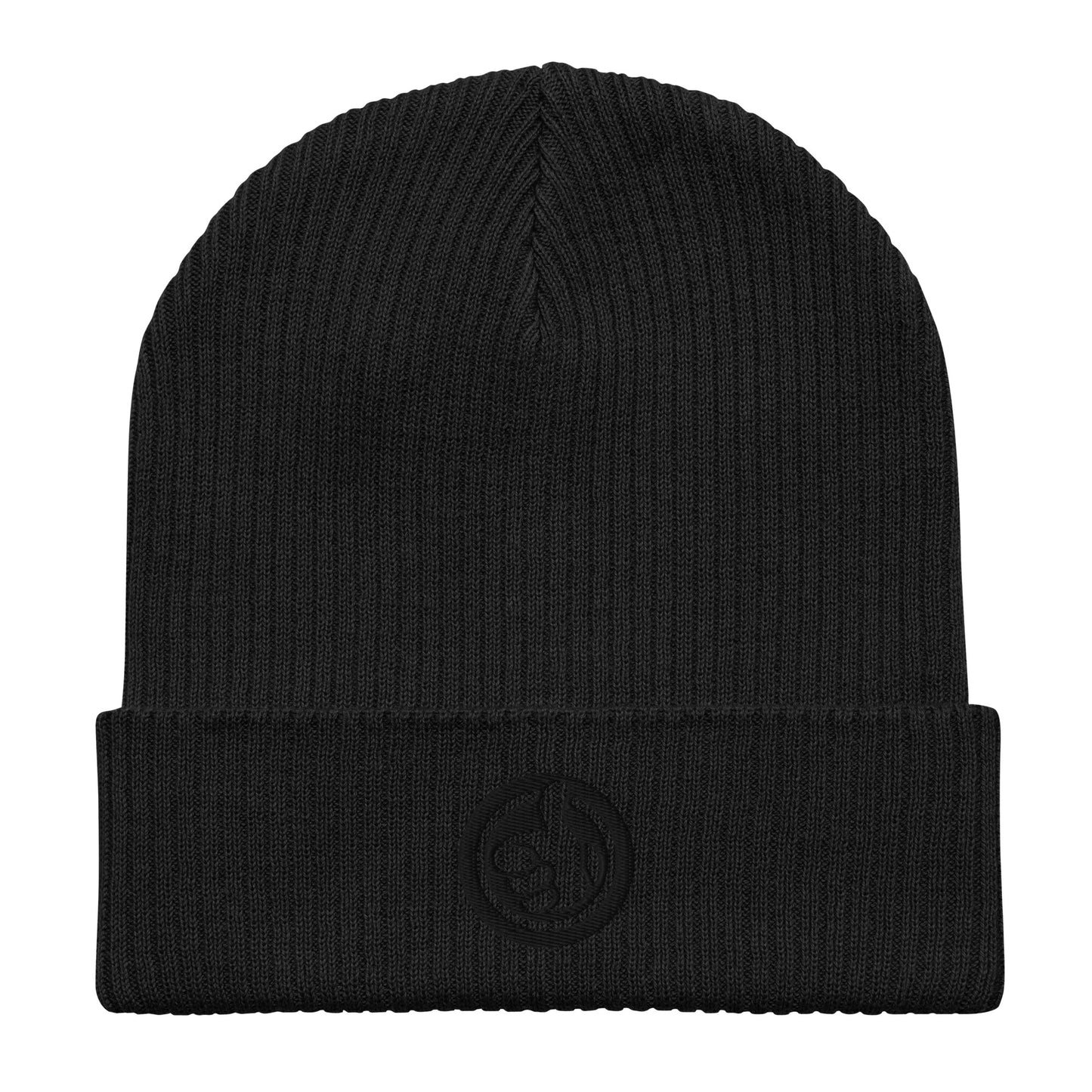 Organic ribbed beanie