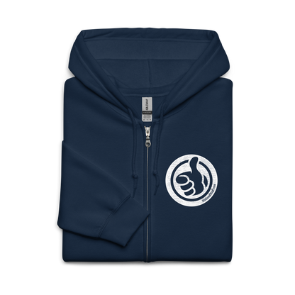 HGS Hoodie with Zipper in Navy