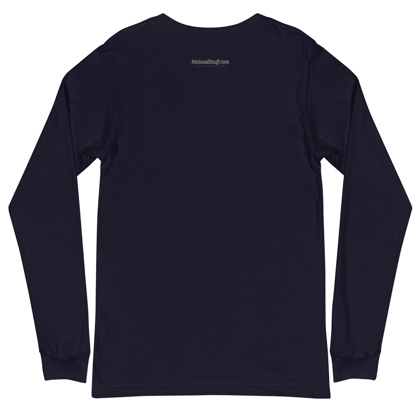 GOOD VIBES Long Sleeve Tee in Navy