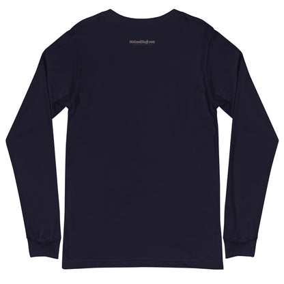 GOOD VIBES Long Sleeve Tee in Navy