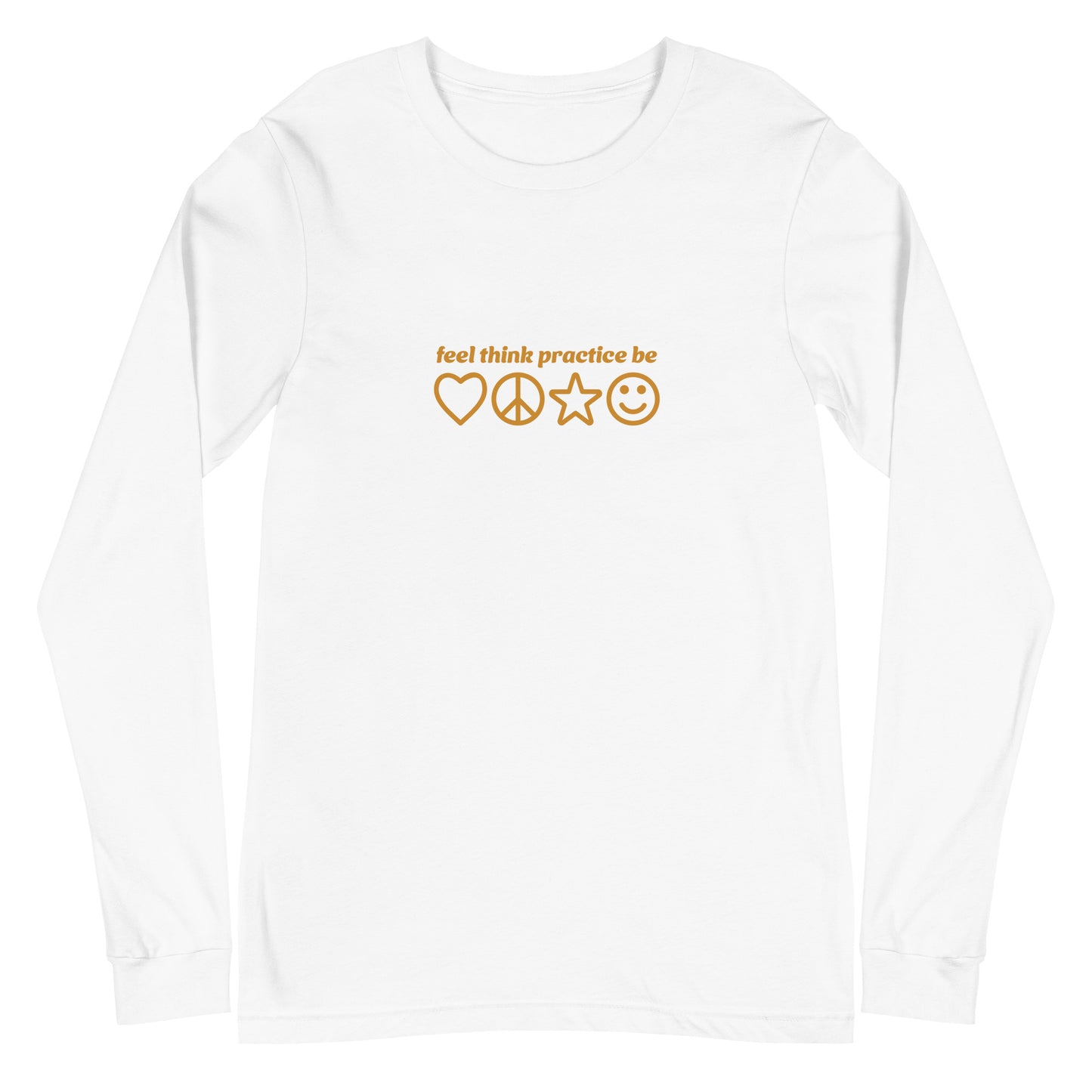 GOOD VIBES Long Sleeve Tee [white]